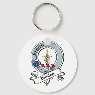 Dunlop Clan Badge Key Ring