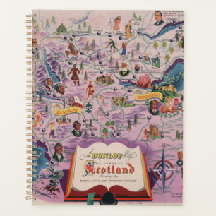 Dunlop Map of Central Scotland Planner
