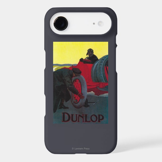 Dunlop Vintage PosterEurope Case-Mate iPhone Case (Back)