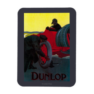 Dunlop Vintage PosterEurope Magnet