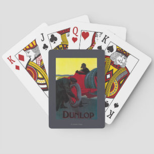 Dunlop Vintage PosterEurope Playing Cards