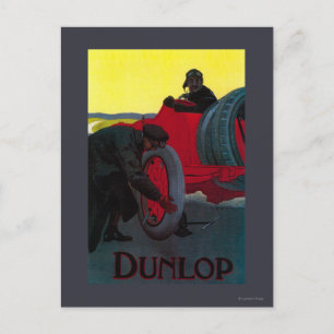 Dunlop Vintage PosterEurope Postcard