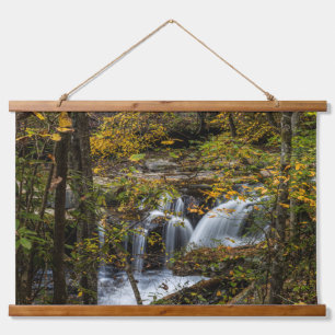 Dunloup Creek Falls West Virginia Hanging Tapestry