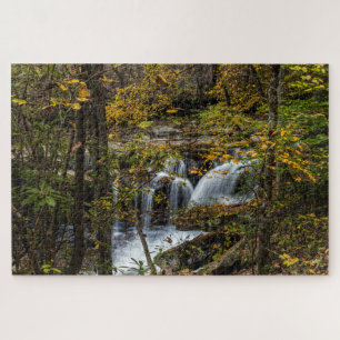 Dunloup Creek Falls   West Virginia Jigsaw Puzzle