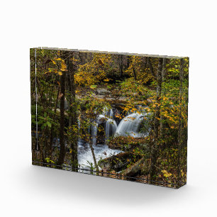 Dunloup Creek Falls West Virginia Photo Block