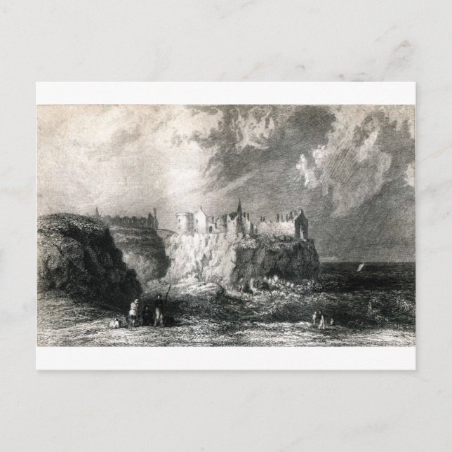 Dunluce Castle Postcard (Front)
