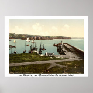 Dunmore Harbour, County Waterford Poster