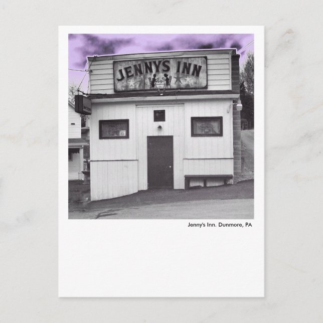 Dunmore, PA Postcard-Jenny's Inn Postcard (Front)