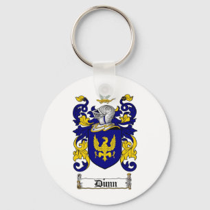 DUNN FAMILY CREST - DUNN COAT OF ARMS KEY RING