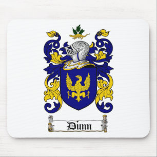 DUNN FAMILY CREST -  DUNN COAT OF ARMS MOUSE MAT