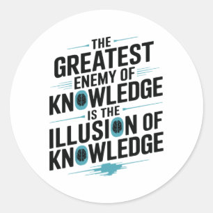 Dunning–kruger Effect Sticker