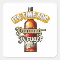 Dunning Kruger Sticker
