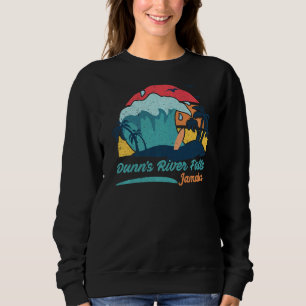 Dunn's River Falls Jamaica Beach Summer Surfing Pa Sweatshirt