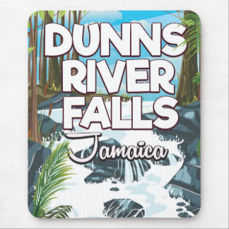 Dunn's River Falls Jamaica travel poster Mouse Mat