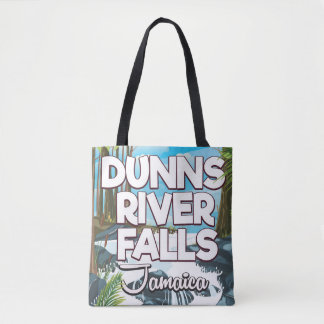 Dunn's River Falls Jamaica travel poster Tote Bag