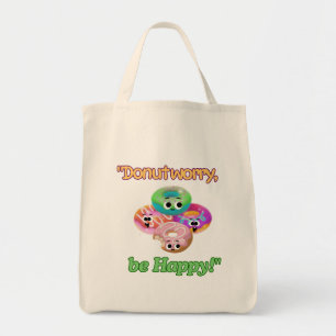 DUNOT WORRY BE HAPPY TOTE BAG