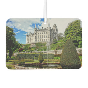 Dunrobin castle architecture photo car air freshener
