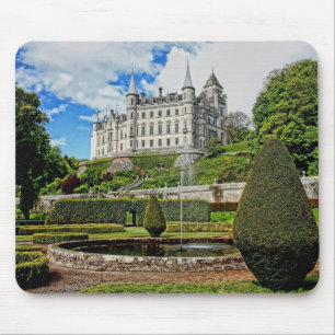 Dunrobin castle architecture photo mouse mat
