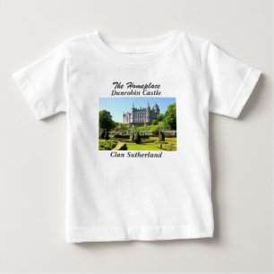 Dunrobin Castle – Clan Sutherland Baby T-Shirt