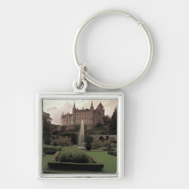 Dunrobin Castle, Scotland Key Ring (Front)