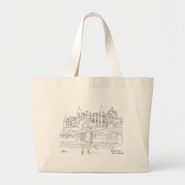 Dunrobin Castle, Scotland Tote Bag (Front)