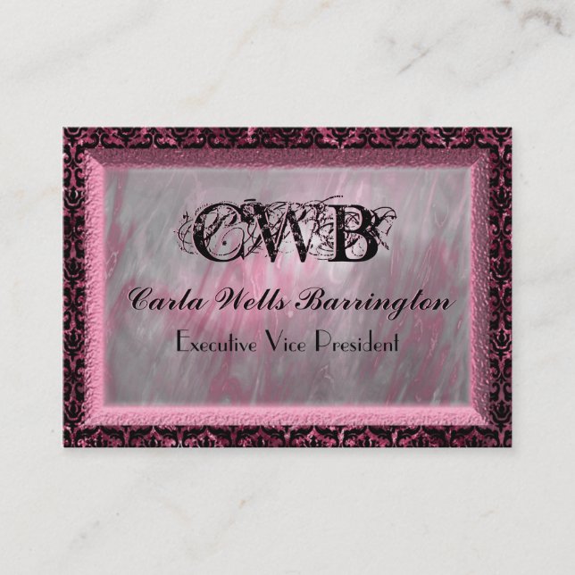 Dunsfield Petal  Unique Professional Business Card (Front)