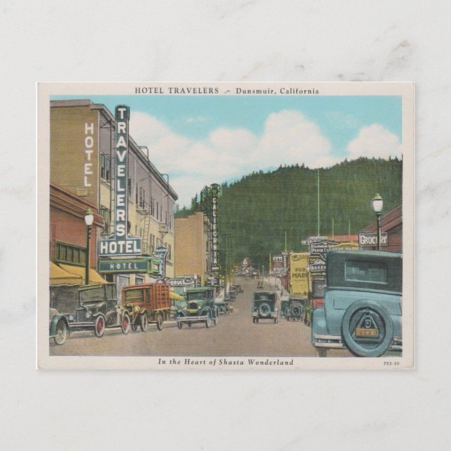 Dunsmuir California Vintage Postcard (Front)