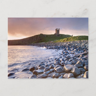 Dunstanburgh Castle Dawn - Postcard