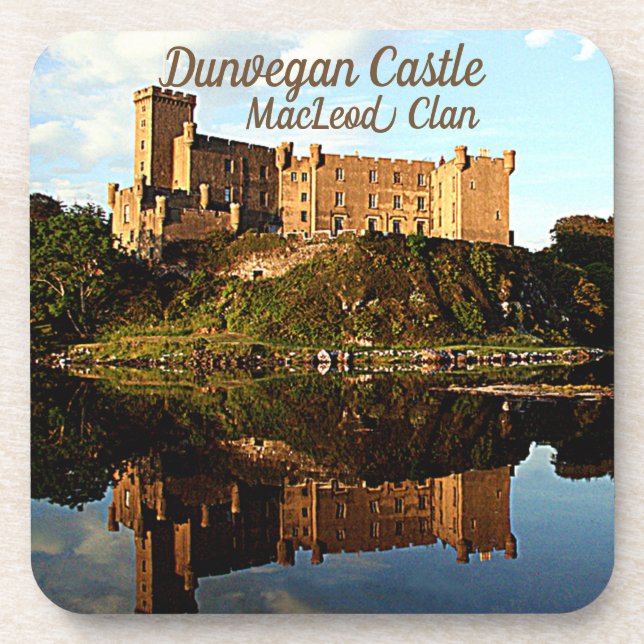 Dunvegan Castle – MacLeod Clan Coaster (Front)