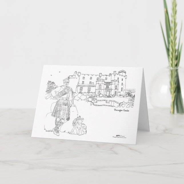 Dunvegan Castle, Scotland Card (Front)