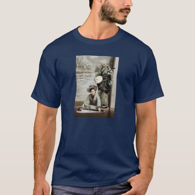 duo 3: banjo and lap steel guitar T-Shirt (Front)