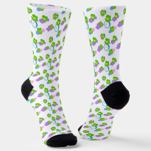 Duo Pattern Crew Socks