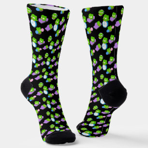 Duo Pattern Crew Socks