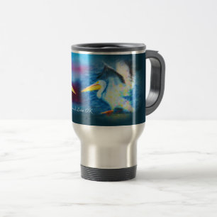 duo pelicans 19 travel mug