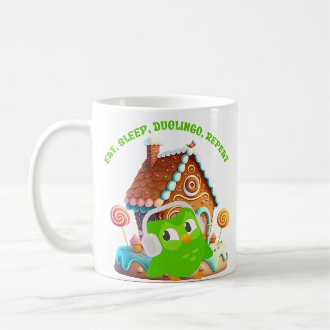 duolingo coffee mug (Left)