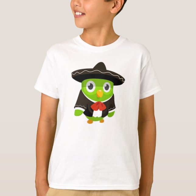 Duolingo for Spanish language Sticker T-Shirt (Front)