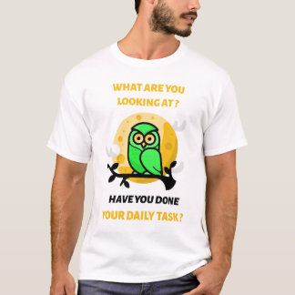 Duolingo Owl Daily Task T-Shirt
