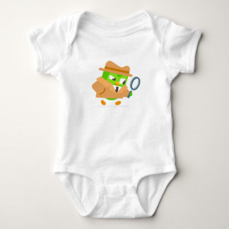 Duolingo Sticker Copy Baby Bodysuit