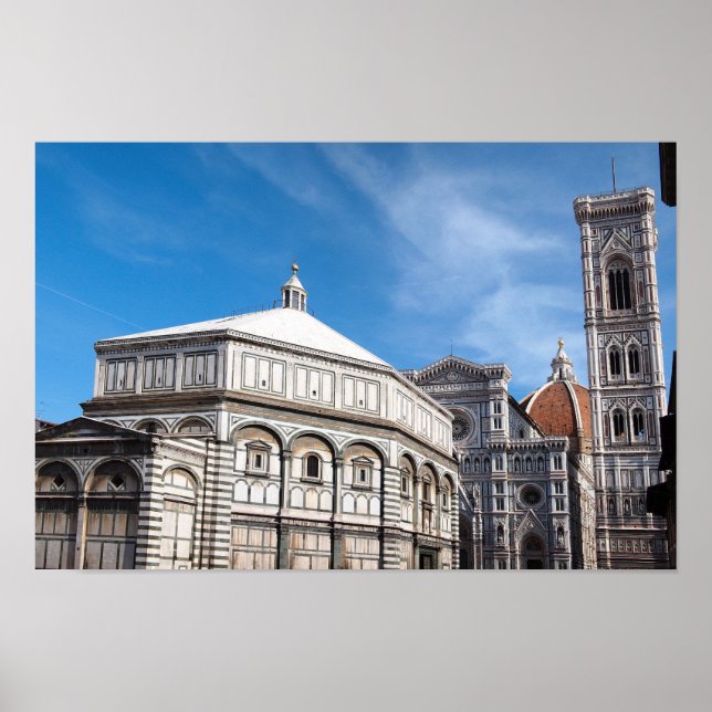 Duomo and Baptistry, Florence poster (Front)