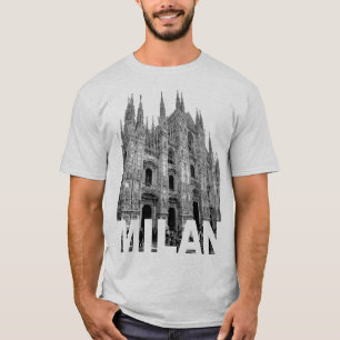 Duomo Cathedral Church of Milan, Lombardy on a T-Shirt