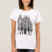 Duomo Cathedral Church of Milan, Lombardy on a