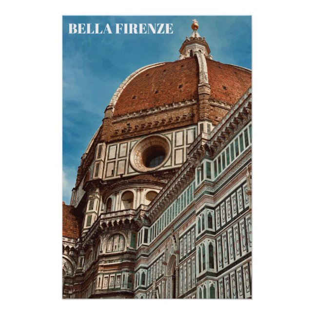 ** DUOMO Church Florence Firenze Italy AP12 Poster (Front)