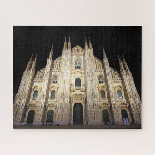 Duomo di Milano at Night - 16x20 - 520 pcs. Jigsaw Puzzle
