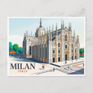 Duomo di Milano Italy Postcard