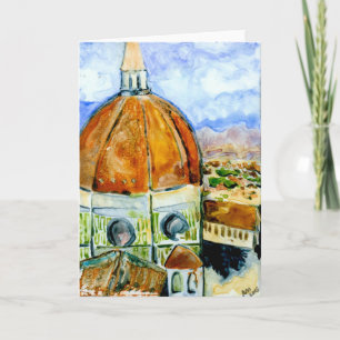 Duomo- Florence Italy  Card