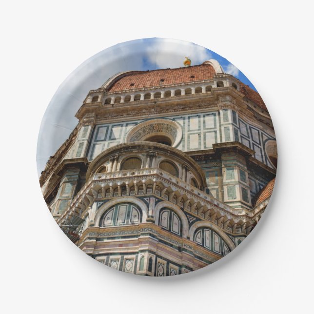 Duomo, in Florence, Tuscany, Italy Paper Plate (Front)