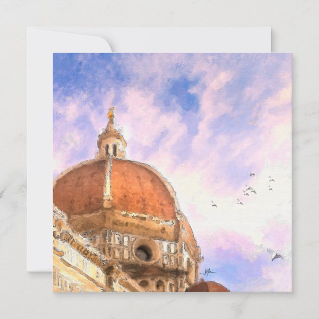 Duomo of Florence Italy Card (Front)