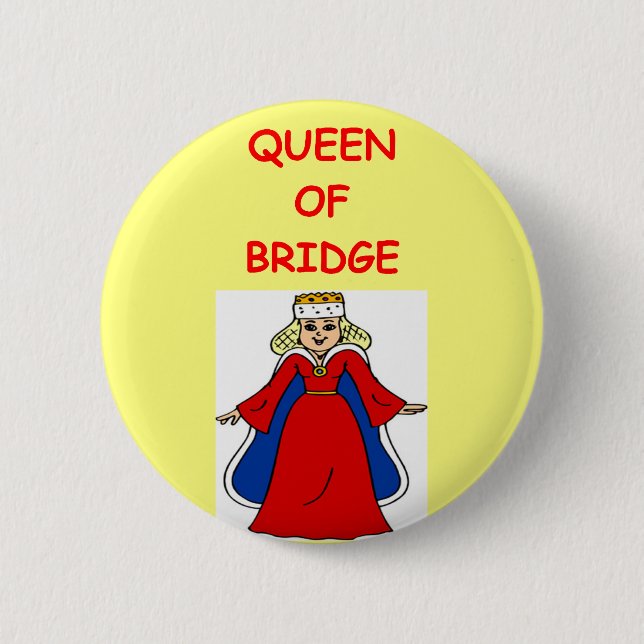 duplicate bridge 6 cm round badge (Front)