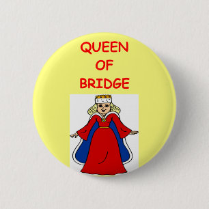 duplicate bridge 6 cm round badge