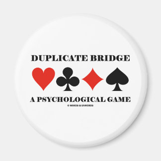 Duplicate Bridge A Psychological Game Magnet